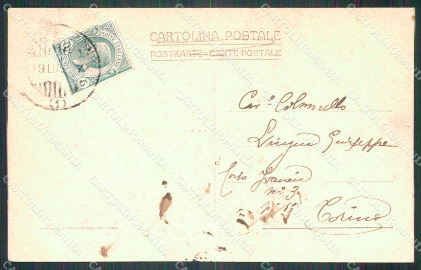 Genova Busalla Accampamenti Militari Fanteria cartolina QT7621 – retro