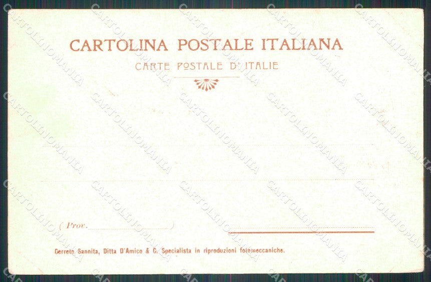 Benevento Cerreto Sannita 45º Reggimento Fanteria Militari cartolina QT7639 – retro