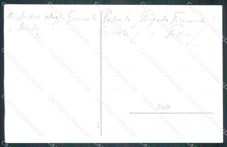 Firenze Signa 27º Reggimento Fanteria I Battaglione Fotocartolina QT7648 – retro