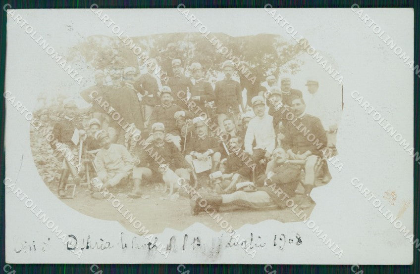 Firenze Calenzano Croci 27º Reggimento Fanteria Militari Foto cartolina QT7655 – fronte