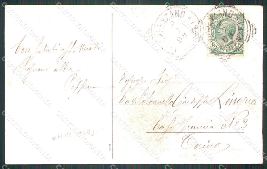 Firenze Calenzano Croci 27º Reggimento Fanteria Militari Foto cartolina QT7656 – retro