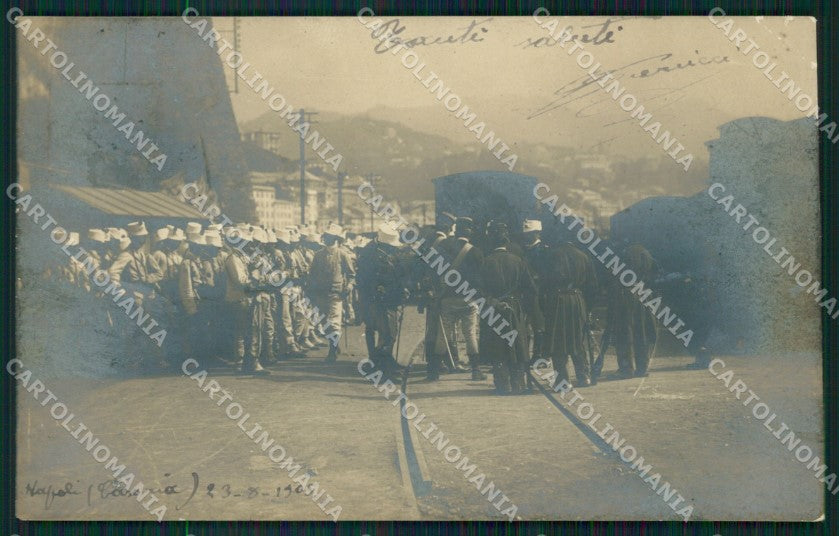 Genova città 83º Reggimento Fanteria Militari PIEGHINA Foto cartolina QT7660 – fronte