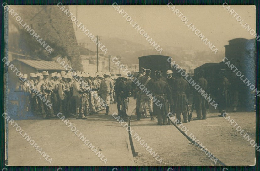 Genova città 83º Reggimento Fanteria Militari Foto cartolina QT7662 – fronte