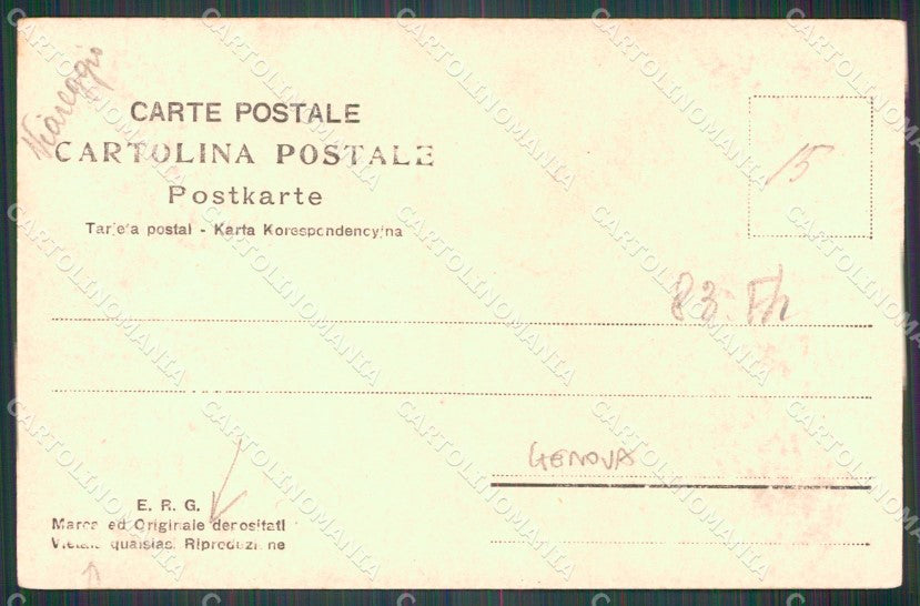 Genova città 83º Reggimento Fanteria Militari Foto cartolina QT7662 – retro