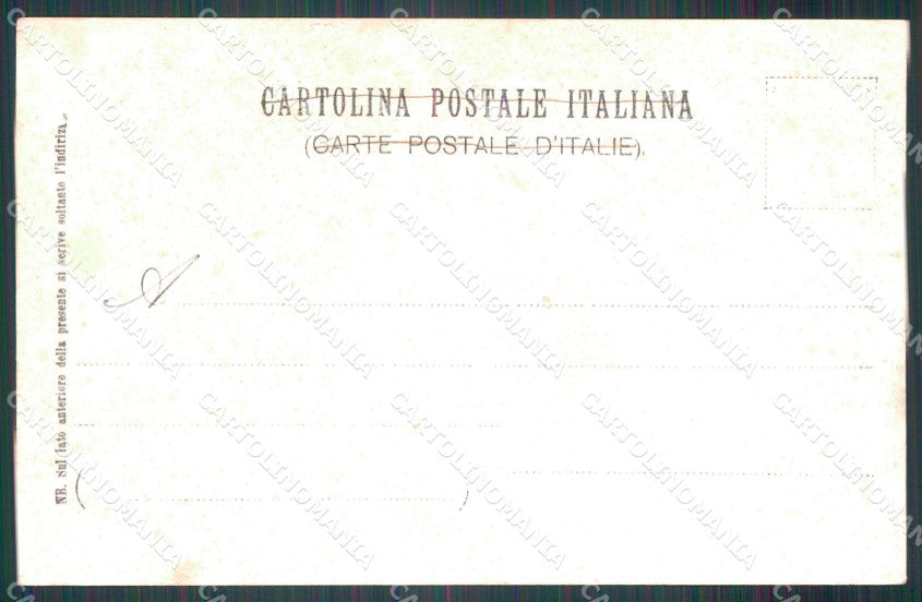 Genova città I Reggimento Artiglieria Costa Militari Foto cartolina QT7668 – retro