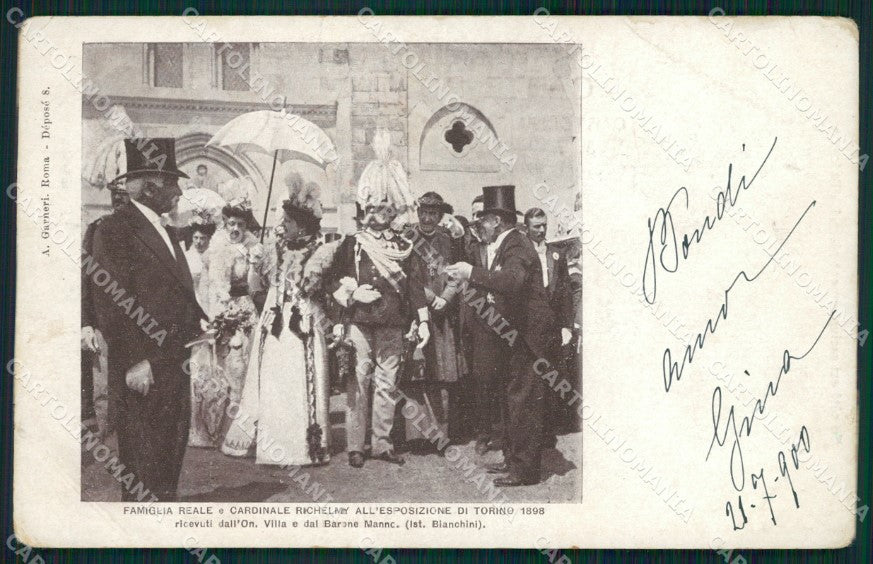 Torino città Esposizione 1898 Savoia cartolina QT7676 – fronte