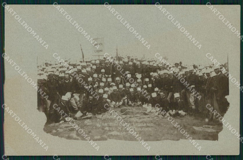 Firenze Arezzo Falterona Brigata Livorno 34º Regg Fanteria Foto cartolina QT7687 – fronte