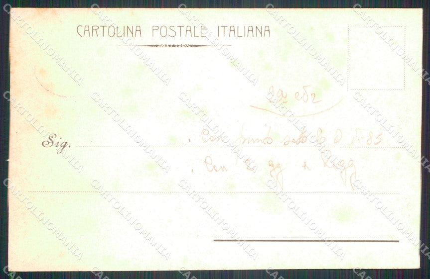 Novara Lago d'Orta Pogno 85º Reggimento Fanteria Militari cartolina QT7695 – retro