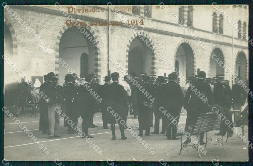 Firenze città ? Divisione Ancona Militari Fanteria Scherma Foto cartolina QT7704 – fronte
