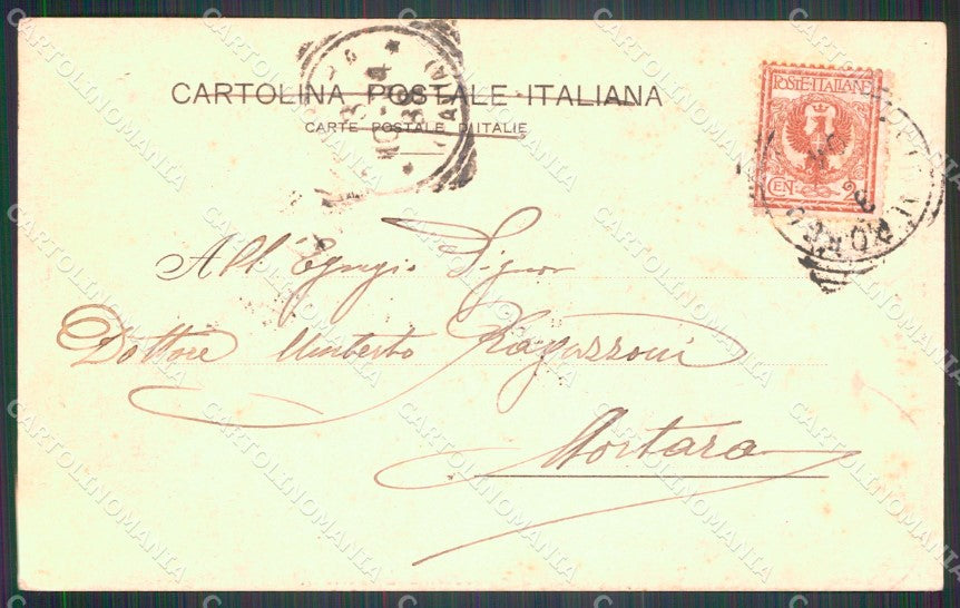 Savona Finale Ligure Finalborgo Caserma Umberto I cartolina QT7709 – retro