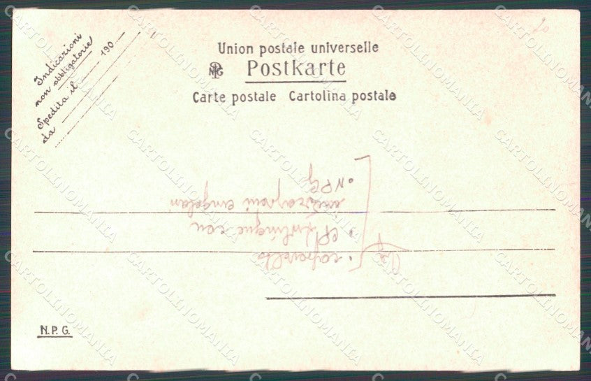 Cagliari città 10º Reggimento Fanteria Militari Foto cartolina QT7723 – retro