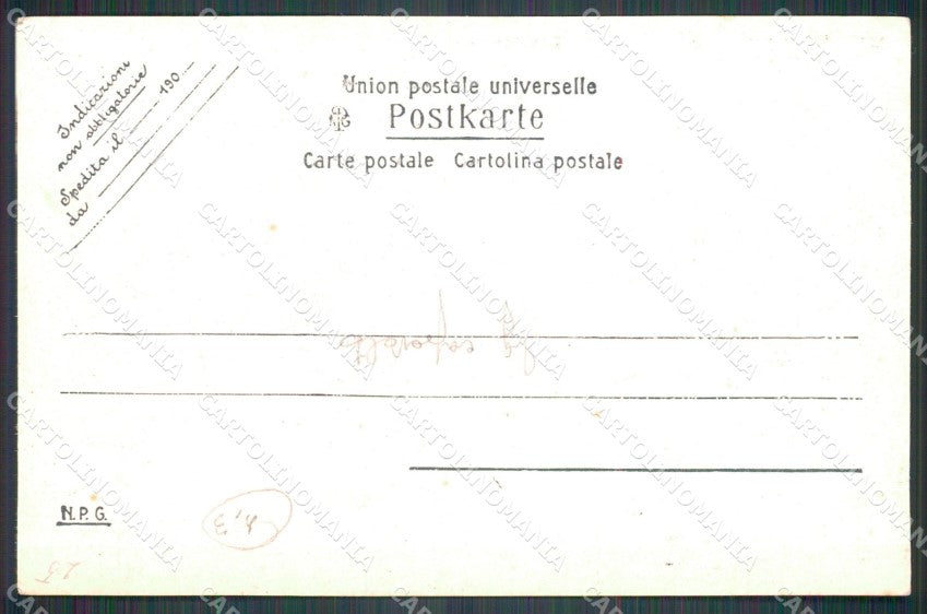 Cagliari città Savoia Umberto I Foto cartolina QT7728 – retro