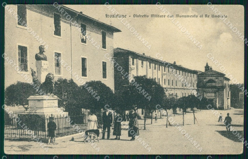Frosinone Città Distretto Militare cartolina QT7741 – fronte