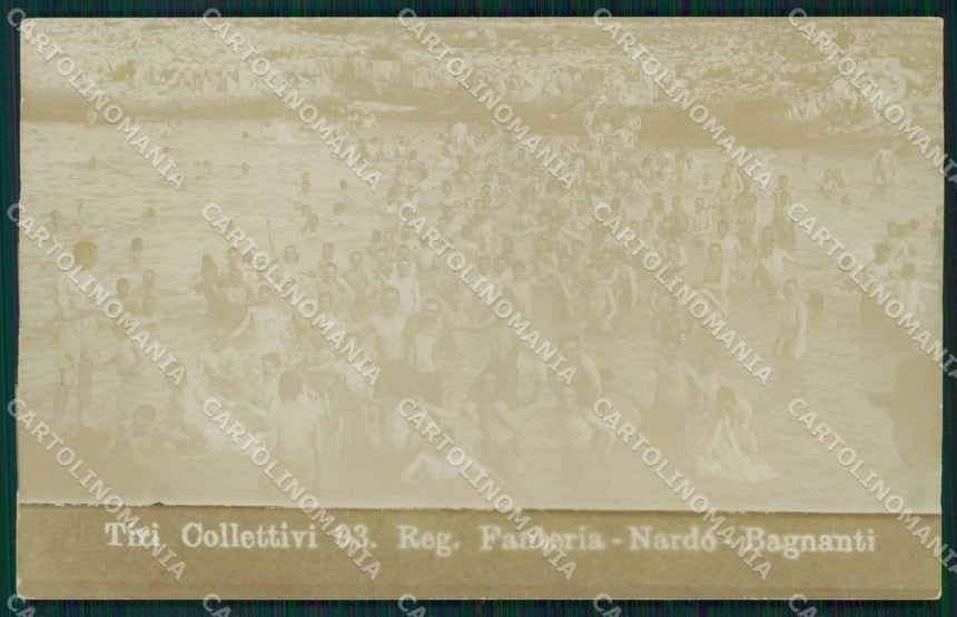 Lecce Nardò 93º Reggimento Fanteria Foto cartolina QT7746 – fronte