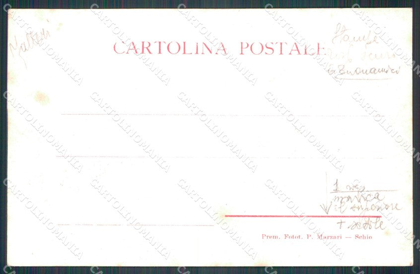 Vicenza Valle del Leogra Bracciovalle I Reggimento Fanteria cartolina QT7748 – retro