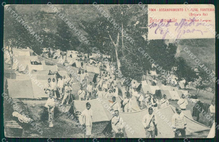 Vicenza Valle del Leogra Bracciovalle I Reggimento Fanteria cartolina QT7749 – fronte