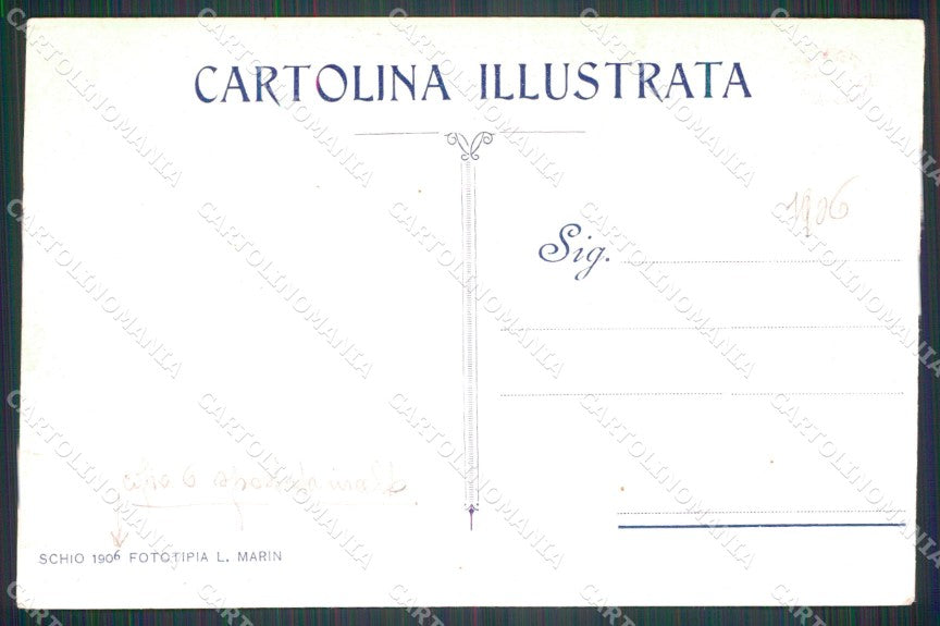 Vicenza Schio I Reggimento Fanteria Brigata Re Militari cartolina QT7752 – retro