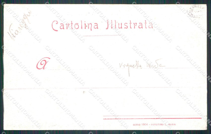 Vicenza Pian delle Fugazza II Reggimento Fanteria Brigata Re cartolina QT7759 – retro