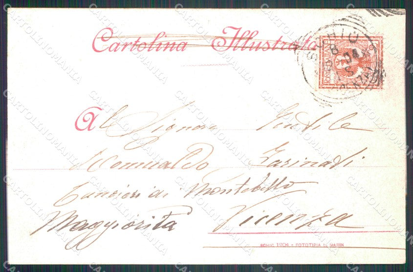 Vicenza Pian della Fugazza II Reggimento Fanteria Brigata Re cartolina QT7760 – retro