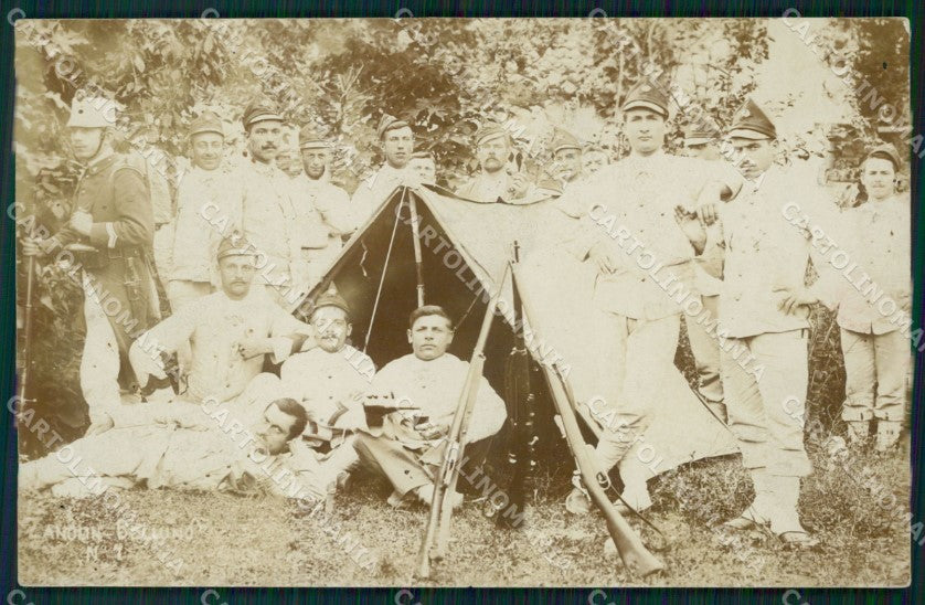 Belluno città Militari Fanteria FORO Foto cartolina QT7762 – fronte