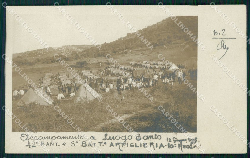 Sassari Luogosanto 42º Regg Fanteria VI Battaglione Foto cartolina QT7806 – fronte
