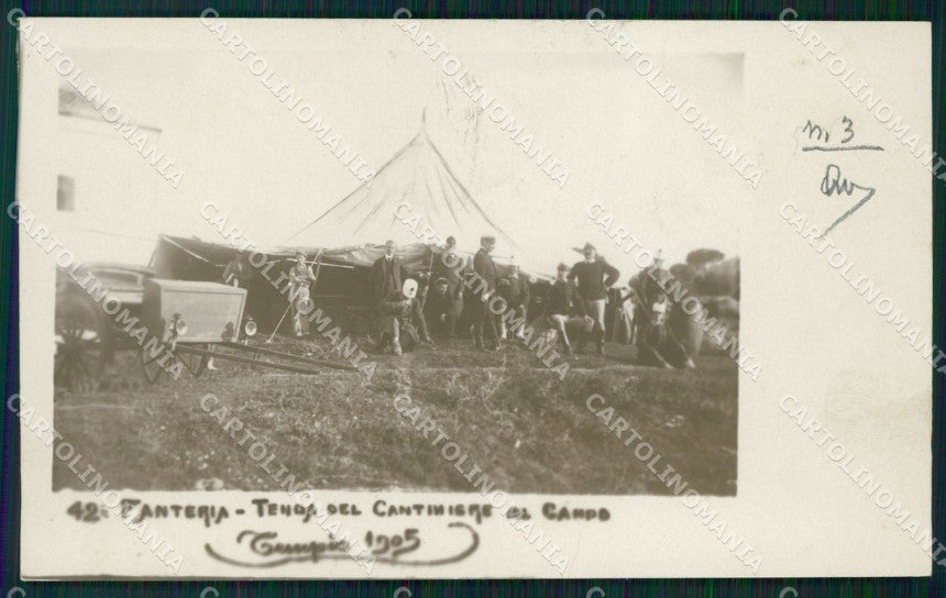 Sassari Tempio Pausania 42º Reggimento Fanteria Militari Foto cartolina QT7807 – fronte