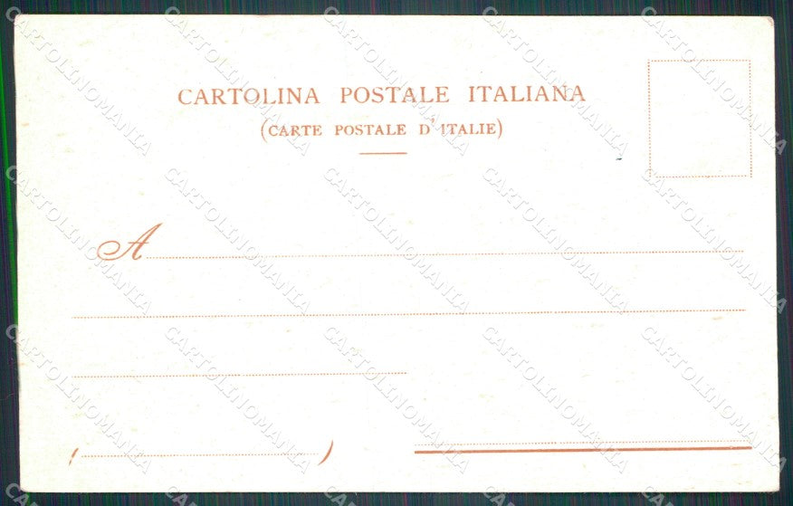 Pistoia città Caserma Umberto I Feste Bandiera Militari cartolina QT7829 – retro