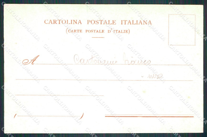 Pistoia città III Regg Fanteria Militari Caserma Umberto I cartolina QT7831 – retro