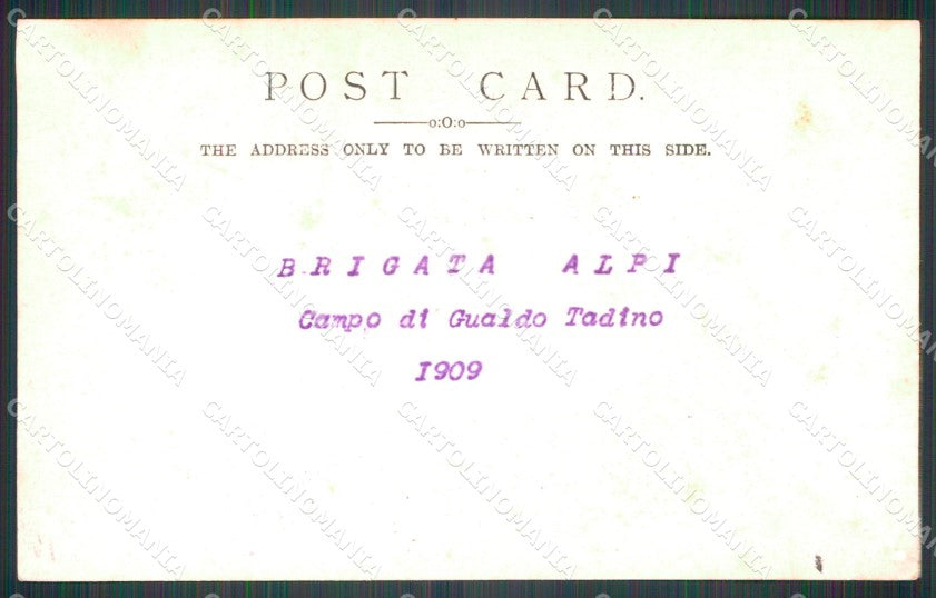 Perugia Gualdo Tadino Brigata Alpi Militari Fanteria Foto cartolina QT7836 – retro