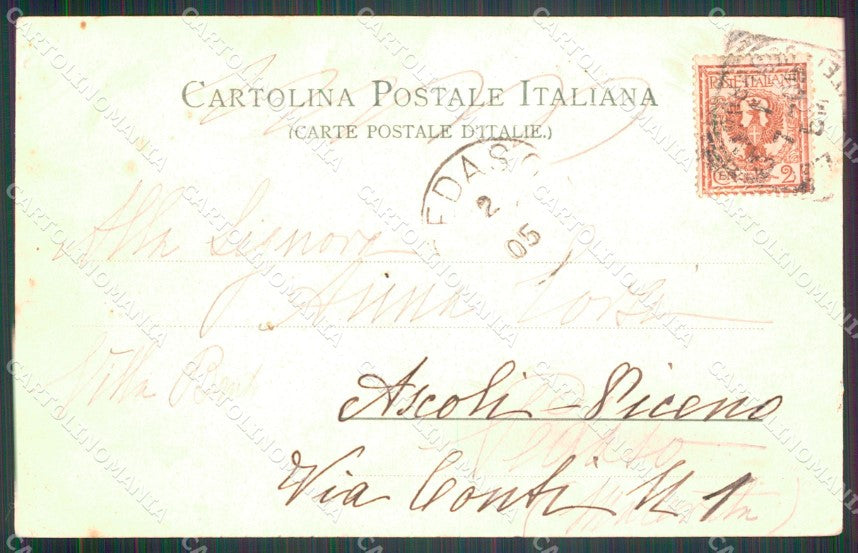 Campobasso città Militari Fanteria Banda Musicale cartolina QT7845 – retro