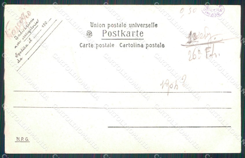 Massa Carrara Castelpoggio 26º Regg Fanteria Militari Foto cartolina QT7879 – retro