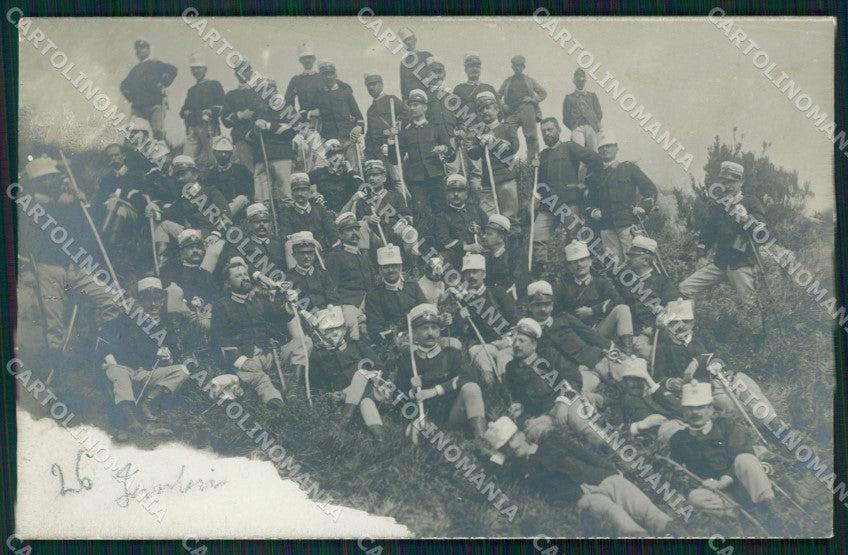 Massa Carrara Castelpoggio 26º Regg Fanteria Militari Foto cartolina QT7881 – fronte