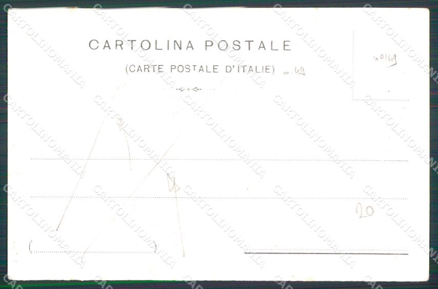 Militari Dragoni Piemonte Nizza Cavalleria I Reggimento PIEGHE cartolina QT7937 – retro