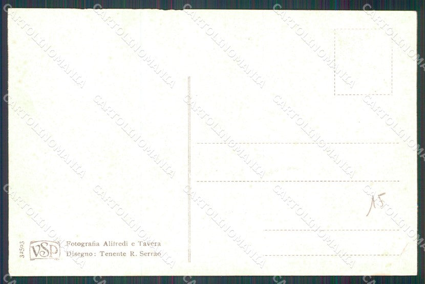 Militari Cavalleria Umoristica ABRASA cartolina QT7942 – retro