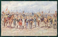 Militari Cavalleggeri di Firenze Uniforme cartolina QT7951 – fronte