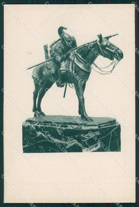Militari Nizza Cavalleria cartolina QT7956 – fronte