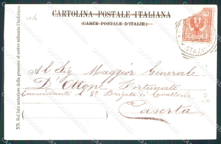 Verona Sommacampagna Custoza Militari Cavalleria Campagna Rossa cartolina QT7960 – retro