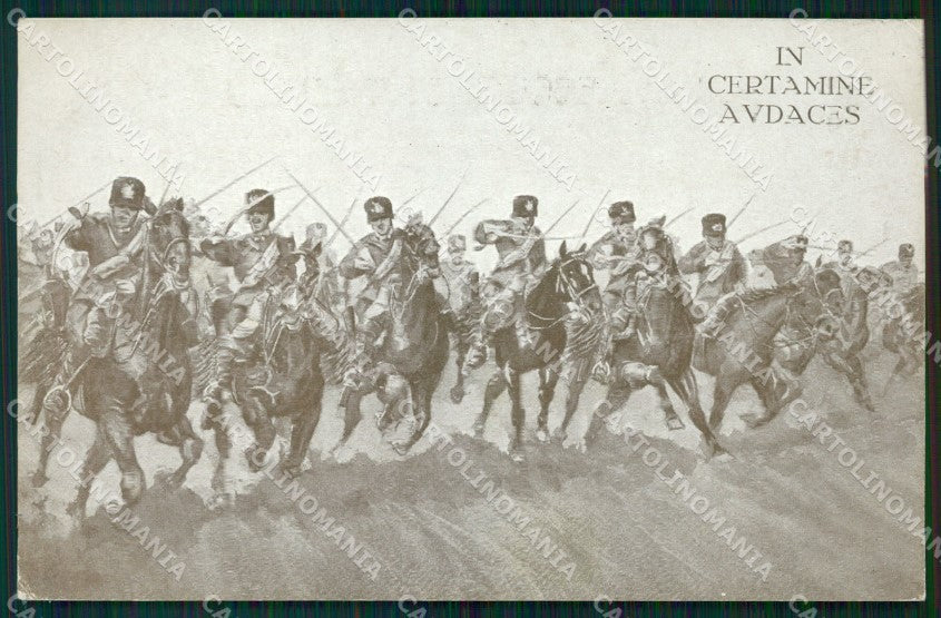 Militari Cavalleggeri di Treviso cartolina QT7961 – fronte