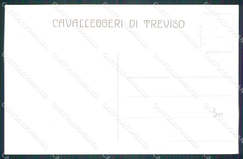 Militari Cavalleggeri di Treviso cartolina QT7961 – retro