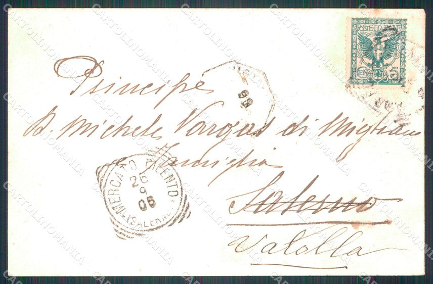 Militari 21º Reggimento Cavalleggeri di Padova cartolina QT7969 – retro
