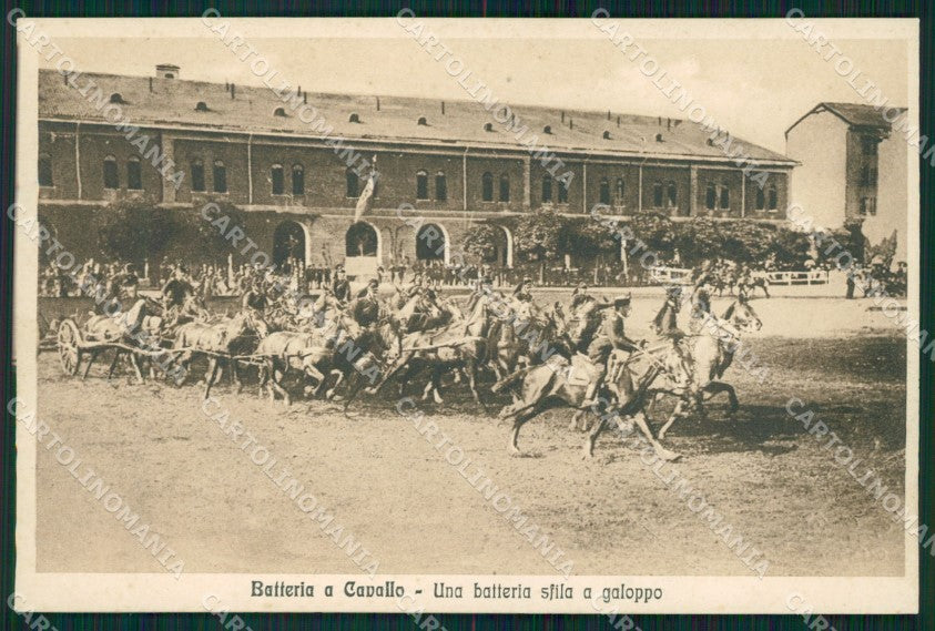 Militari Reggimento Artiglieria Milano Caserma Principe Eugenio cartolina QT7982 – fronte