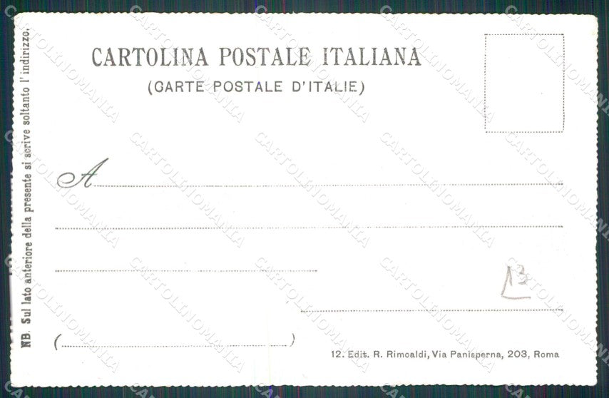 Militari Cavalleggeri Umberto I 23º Reggimento cartolina QT8009 – retro