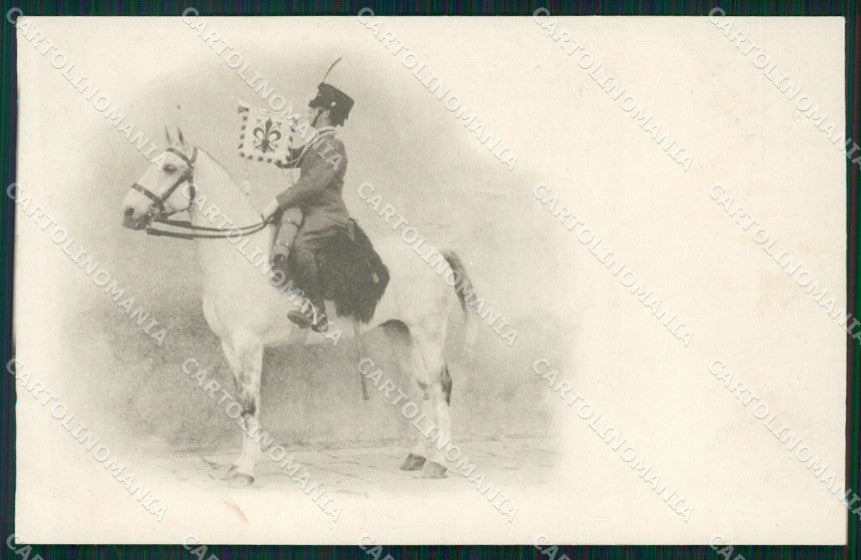 Militari Cavalleggeri di Firenze Uniforme cartolina QT8023 – fronte