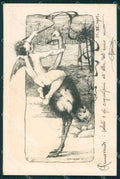Art Nouveau Angelo Bevilacqua cartolina QT8039 – fronte