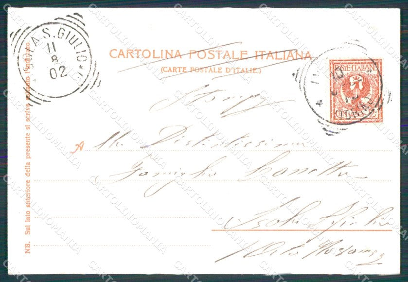 Torino Ivrea Lapide Commemorativa Comuni Canavesani cartolina QT8047 – retro