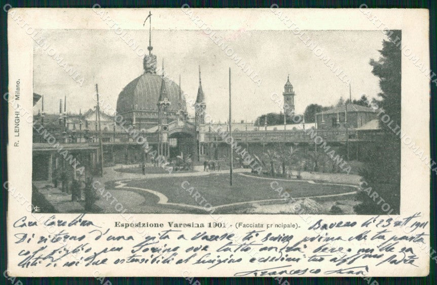 Varese città Esposizione 1901 cartolina QT8051 – fronte