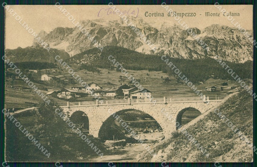 Belluno Cortina Ampezzo 285º Batt Fanteria Milizia Territoriale cartolina QT8068 – fronte