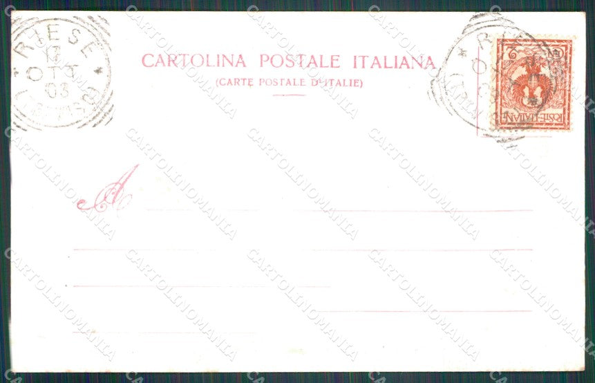 Treviso Castelfranco Veneto Riese Pio X cartolina QT8075 – retro