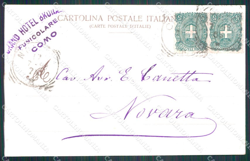Come città Esposizione 1899 Incendio cartolina QT8076 – retro