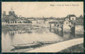 Pavia città Ponte sul Ticino ABRASA cartolina QT8080 – fronte